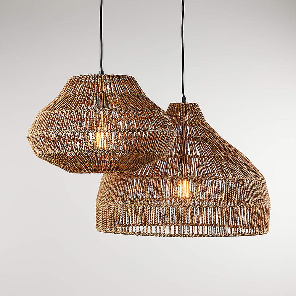 Bohemian Wabi-Sabi Minimalist Handmade Pendant Light