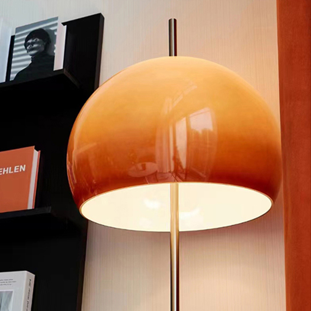 Nordic Mushroom Floor Lamp Living Room Bedroom LED Glass Light