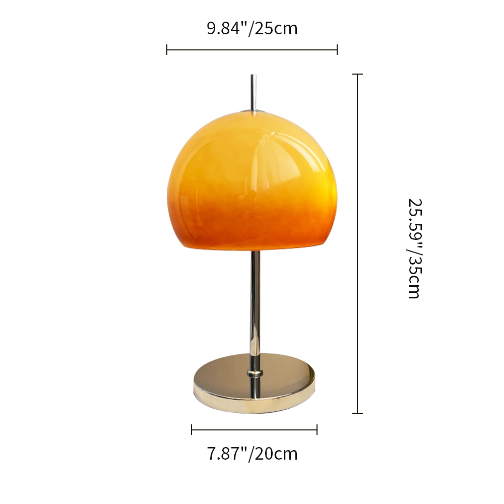 Nordic Mushroom Floor Lamp Living Room Bedroom LED Glass Light