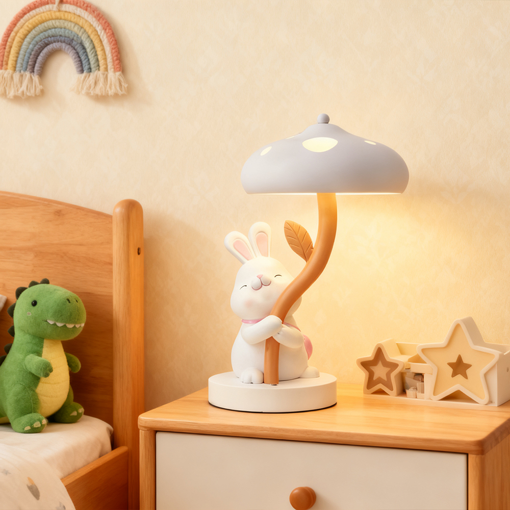 Rabbit Table Lamp for Children's Bedroom Bedside Lamp