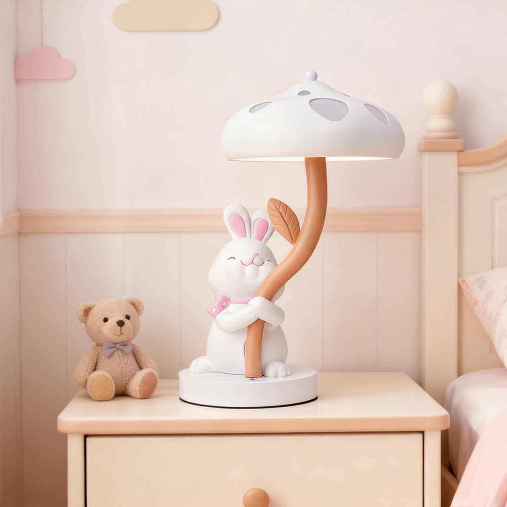 Rabbit Table Lamp for Children's Bedroom Bedside Lamp