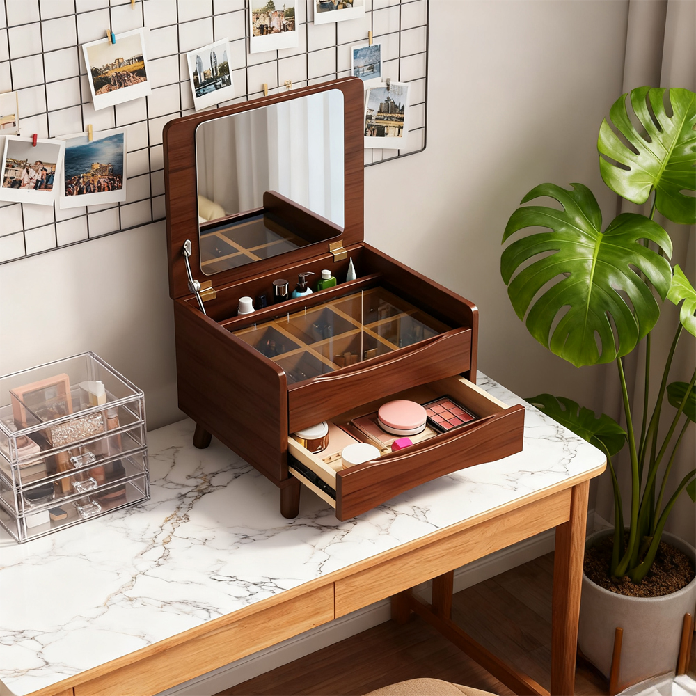 Nordic Mini Dressing Table Small Bedroom Multifunctional Storage Cabinet