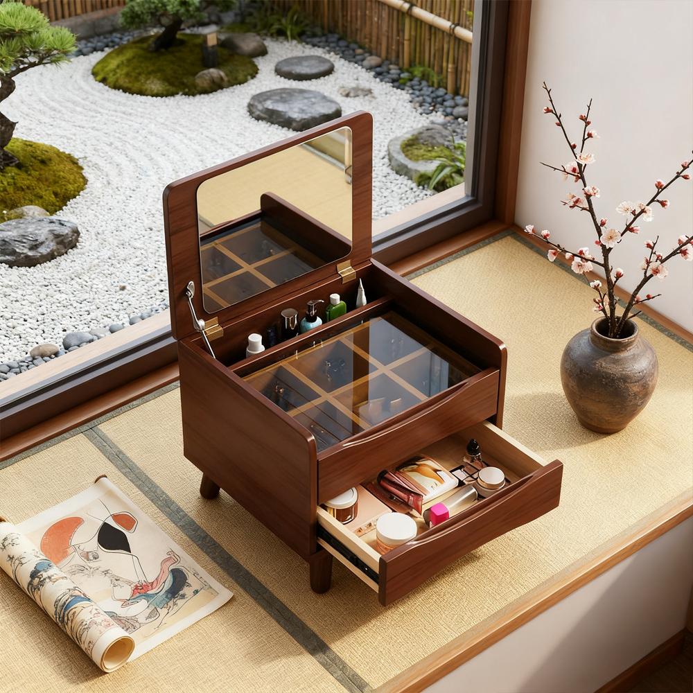 Nordic Mini Dressing Table Small Bedroom Multifunctional Storage Cabinet