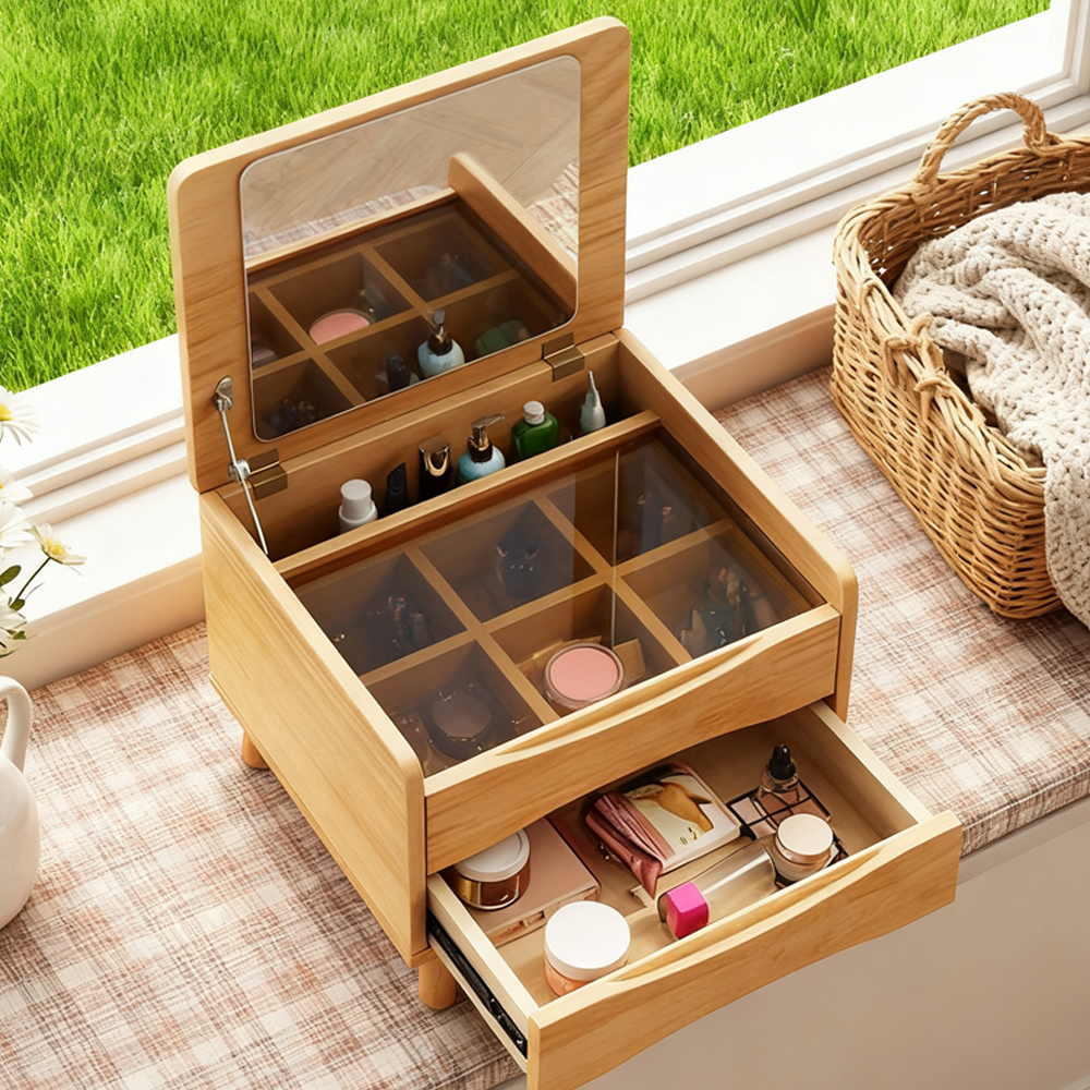 Nordic Mini Dressing Table Small Bedroom Multifunctional Storage Cabinet