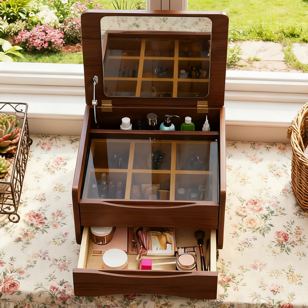 Nordic Mini Dressing Table Small Bedroom Multifunctional Storage Cabinet