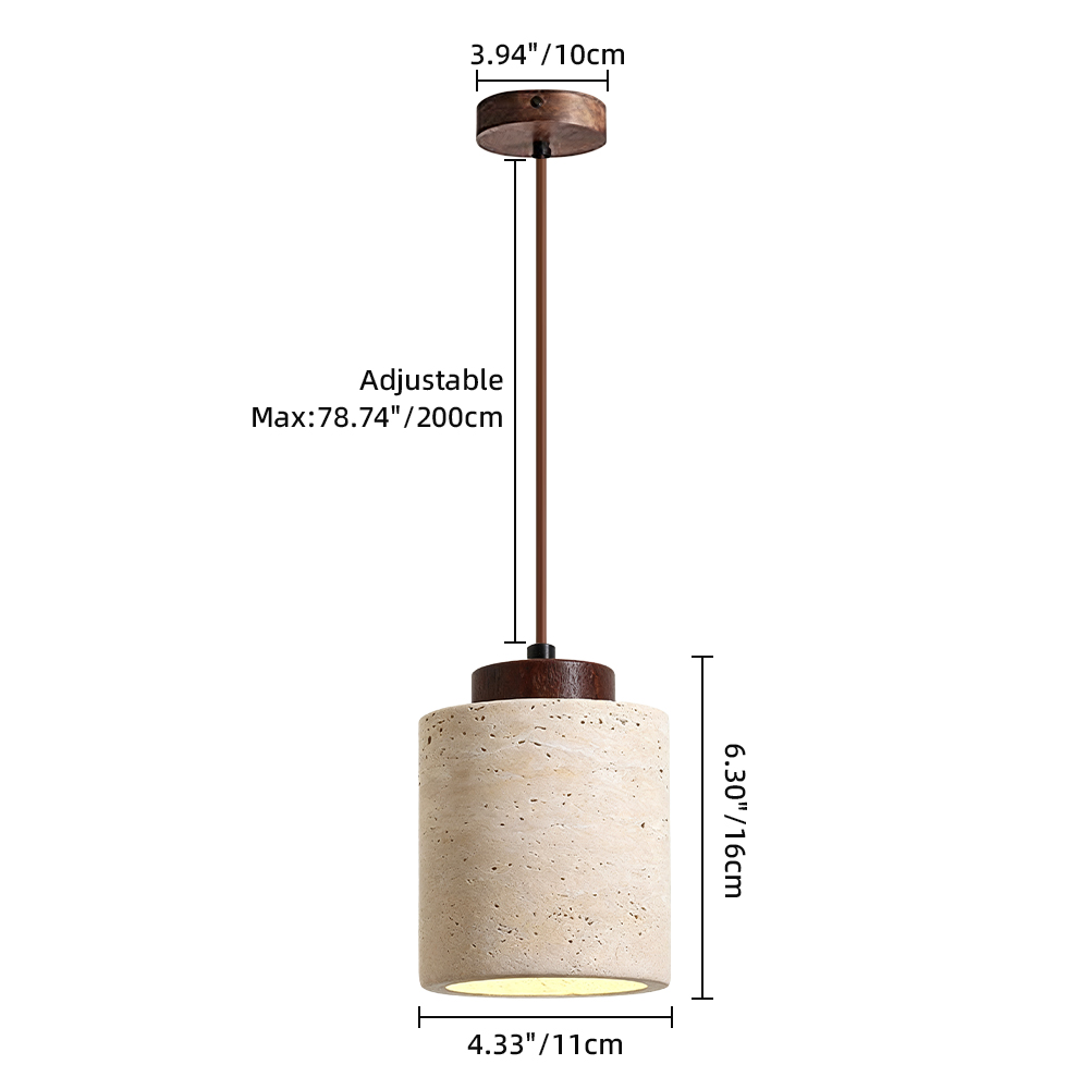 Wabi-sabi Wooden Patchwork Small Pendant Light for Dining Room Ambiance