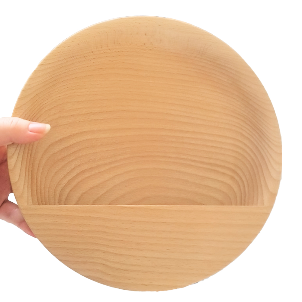 Nordic Solid Wood Sunrise Wall Lamp Bedside Light