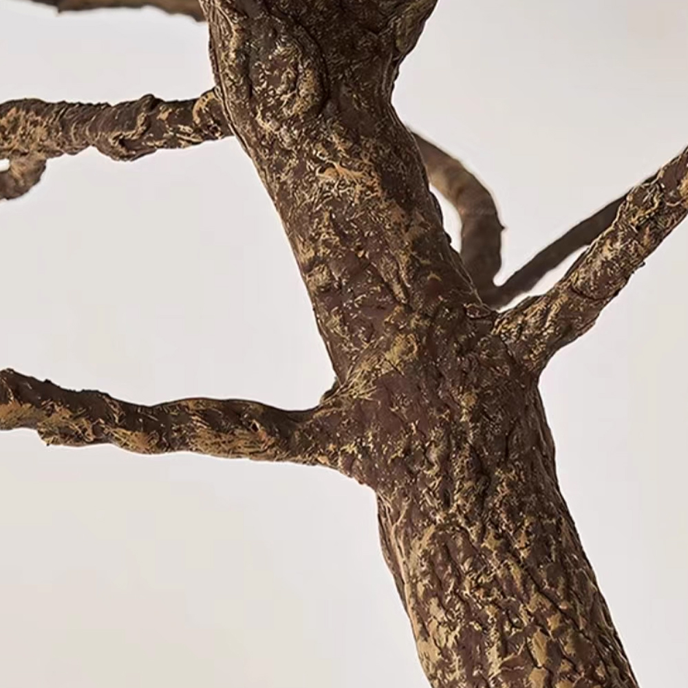 Wabi Sabi Style Branch Sphere Chandelier Living Room Artistic Ambience Lamp