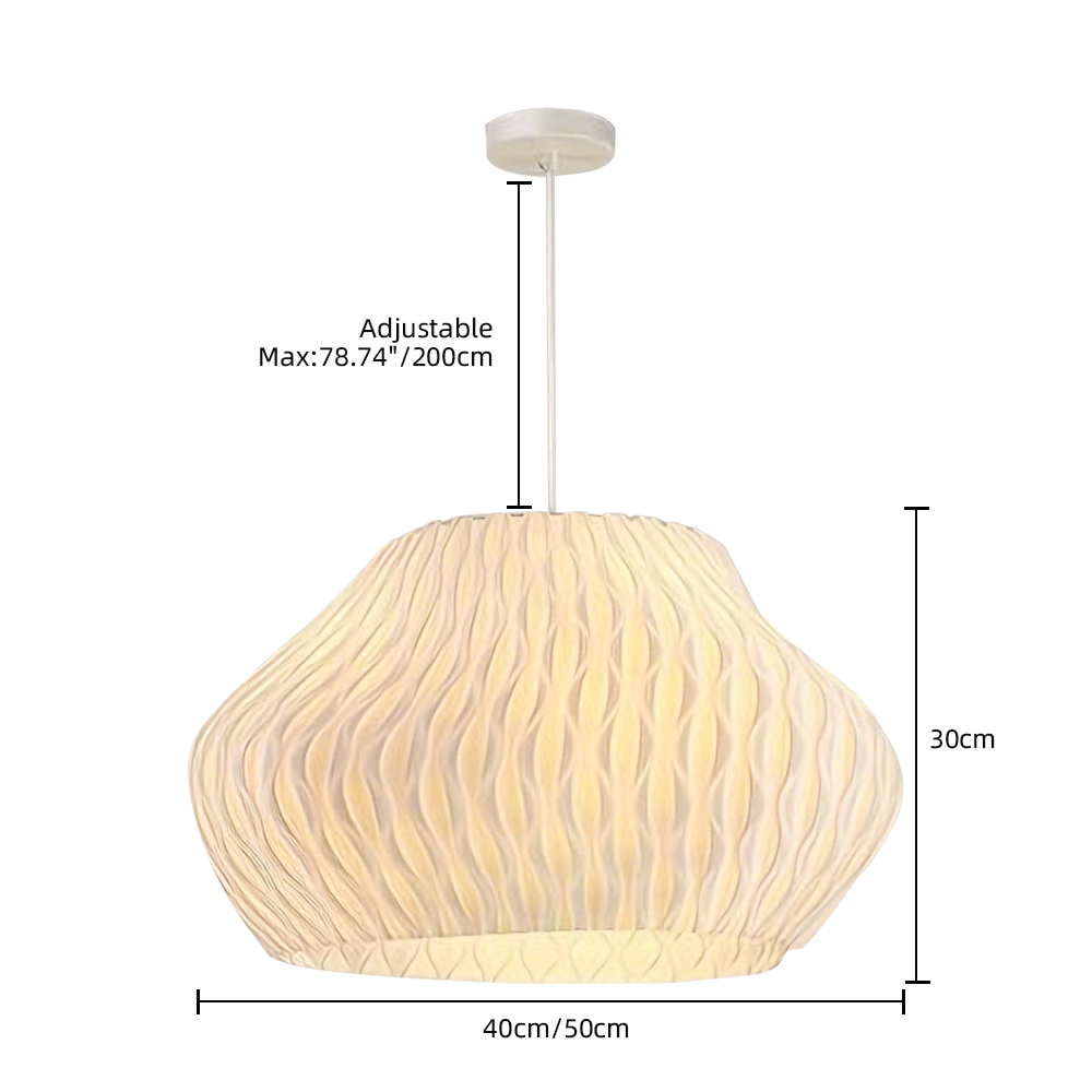 Nordic style wave pendant lights are suitable for dining room