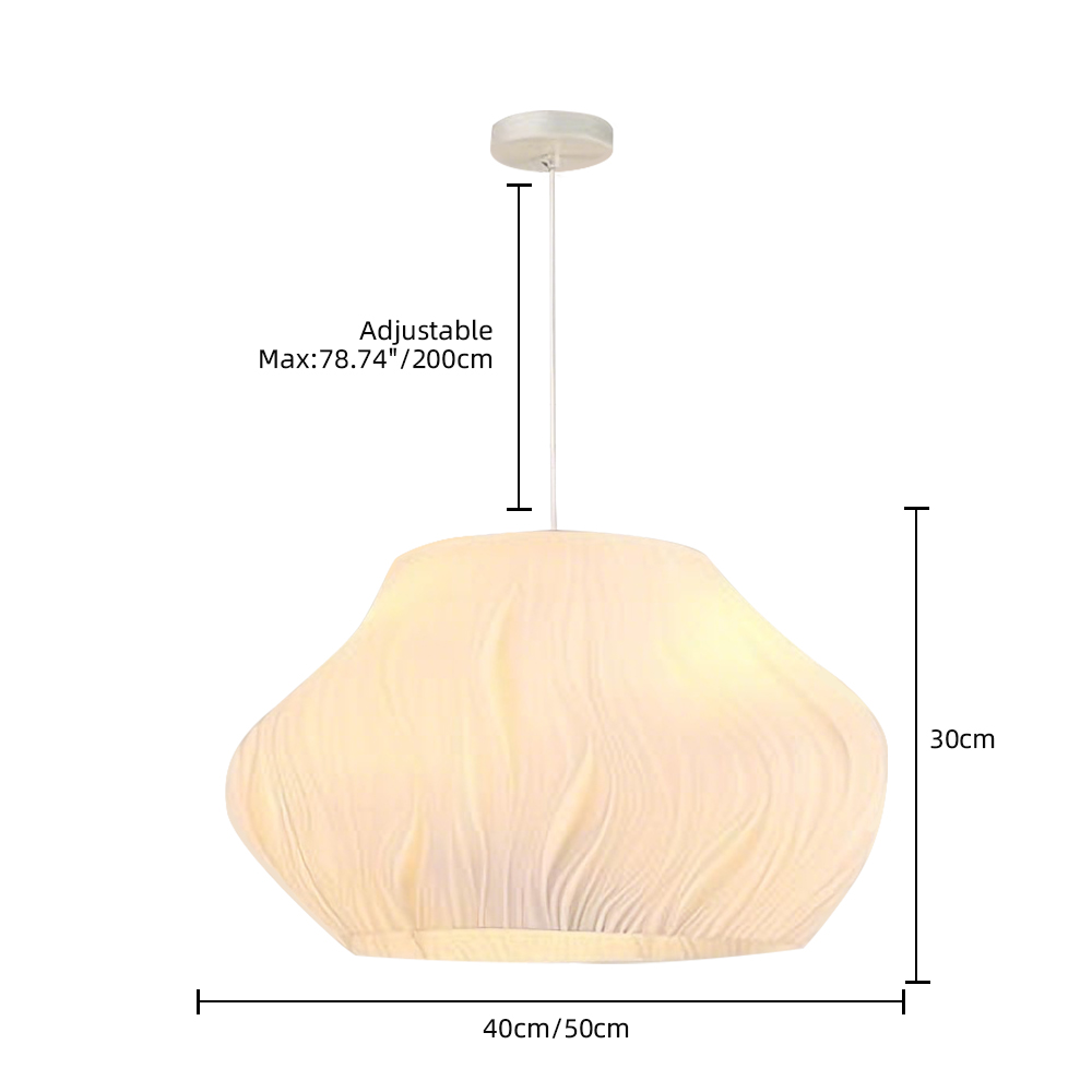 Nordic style wave pendant lights are suitable for dining room