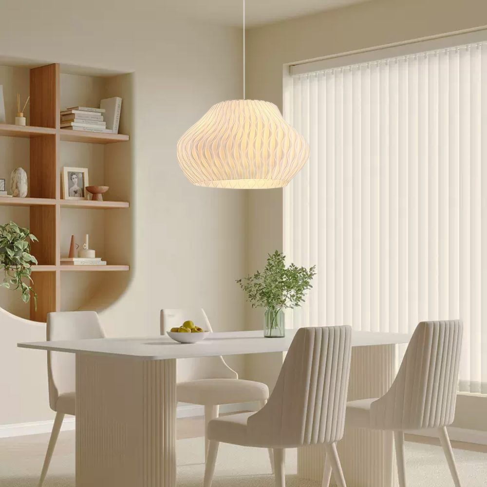 Nordic style wave pendant lights are suitable for dining room