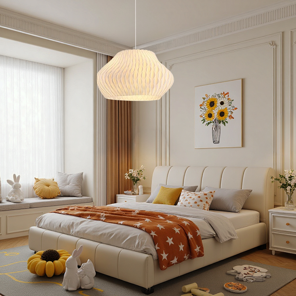 Nordic style wave pendant lights are suitable for dining room