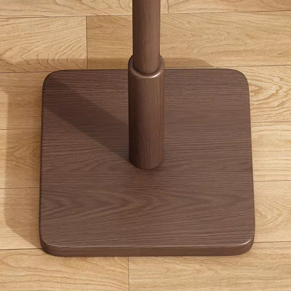 Tree Shaped Single Head Vertical Floor Coat Rack Bedroom Minimalist Solid Wood Hanger