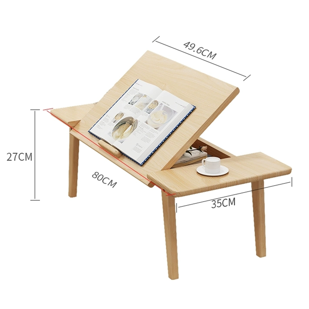 Notebook Bedroom Bed Desk Folding Table Solid Wood Table