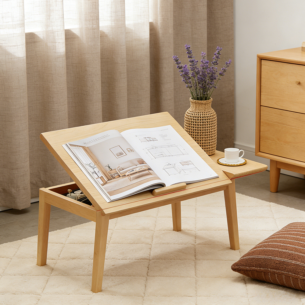 Notebook Bedroom Bed Desk Folding Table Solid Wood Table