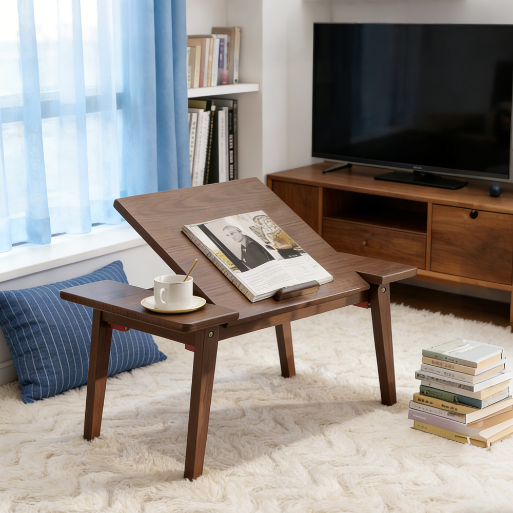 Notebook Bedroom Bed Desk Folding Table Solid Wood Table