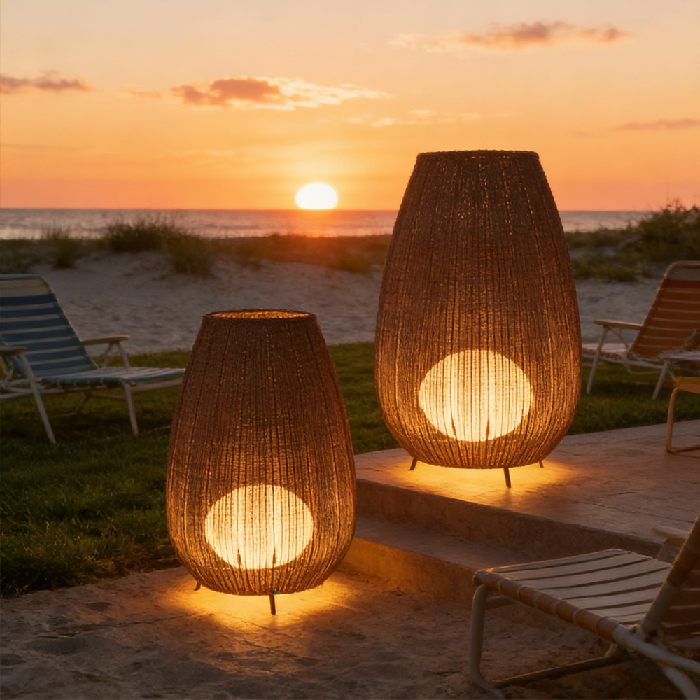 Outdoor Waterproof Garden Floor Lamp Lawn Landscape Lamp Solar Lamp