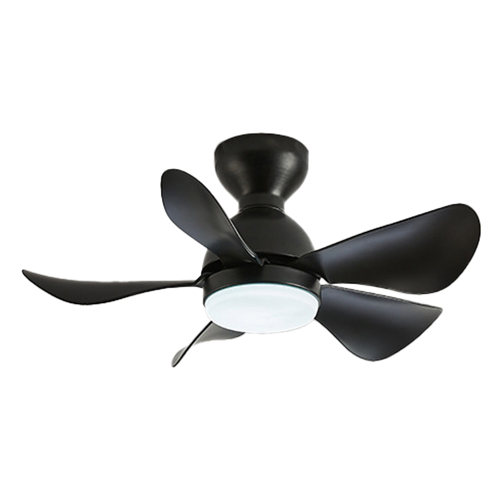 28'' Ceiling Fan Light Bedroom Fan Chandelier Integrated Light