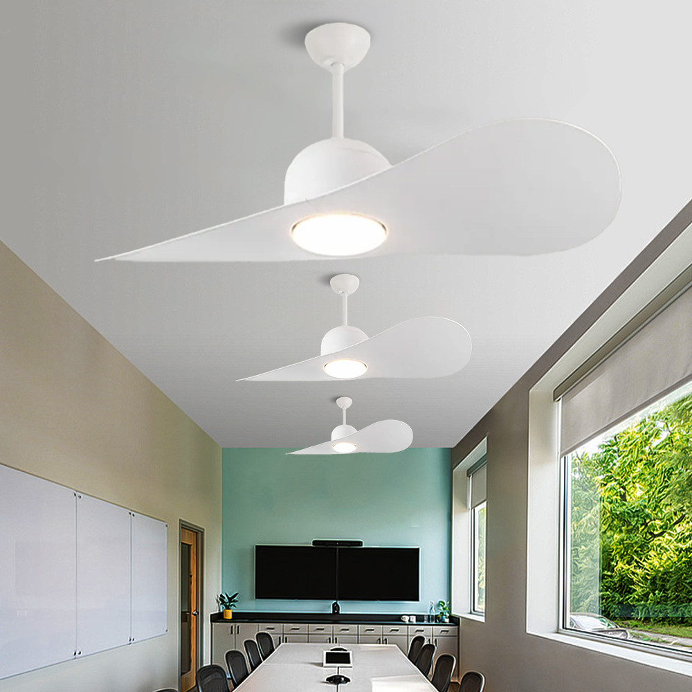 Nordic Minimalist Creative Hat Ceiling Fan Light Dining Room Electric Fan Light