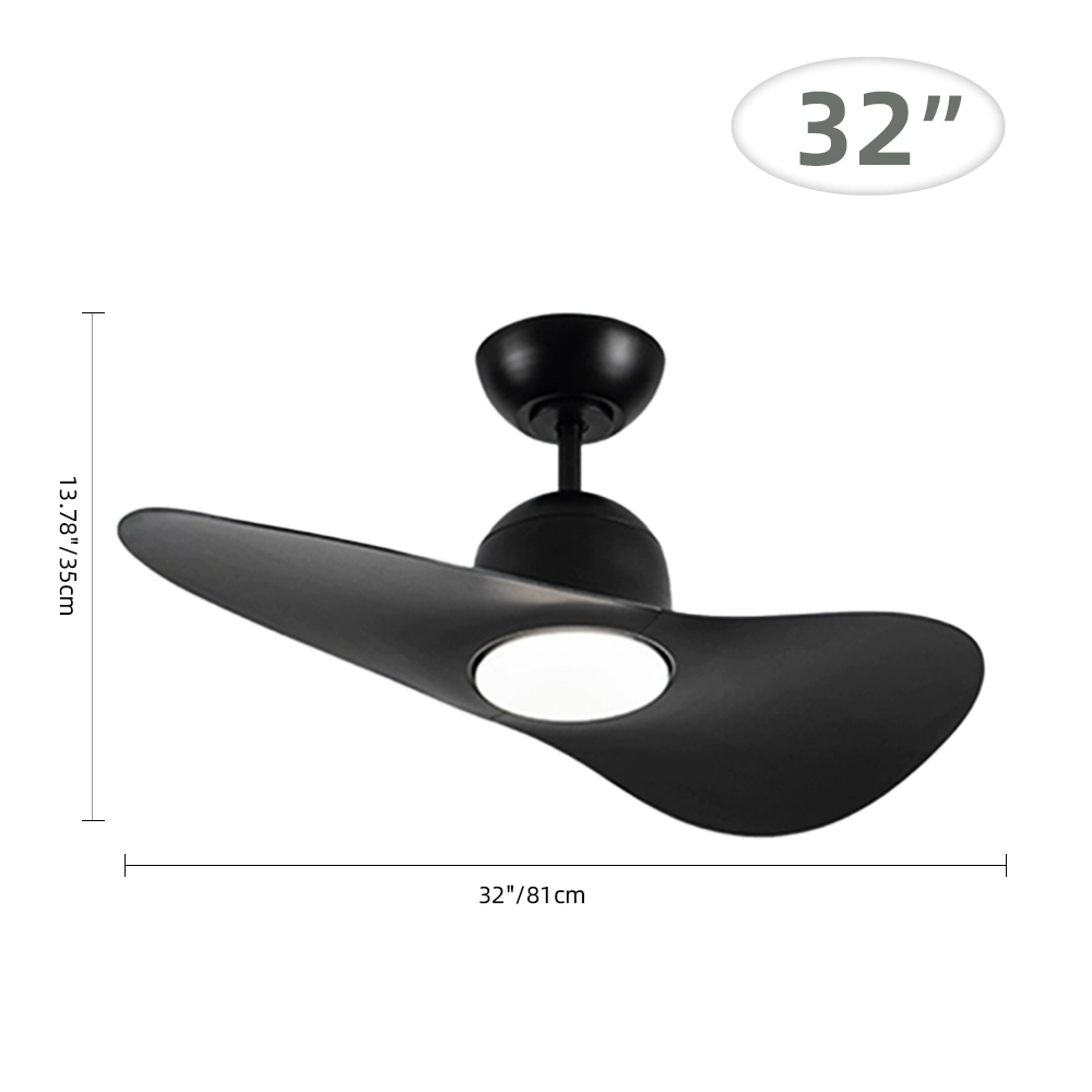Nordic Minimalist Creative Hat Ceiling Fan Light Dining Room Electric Fan Light