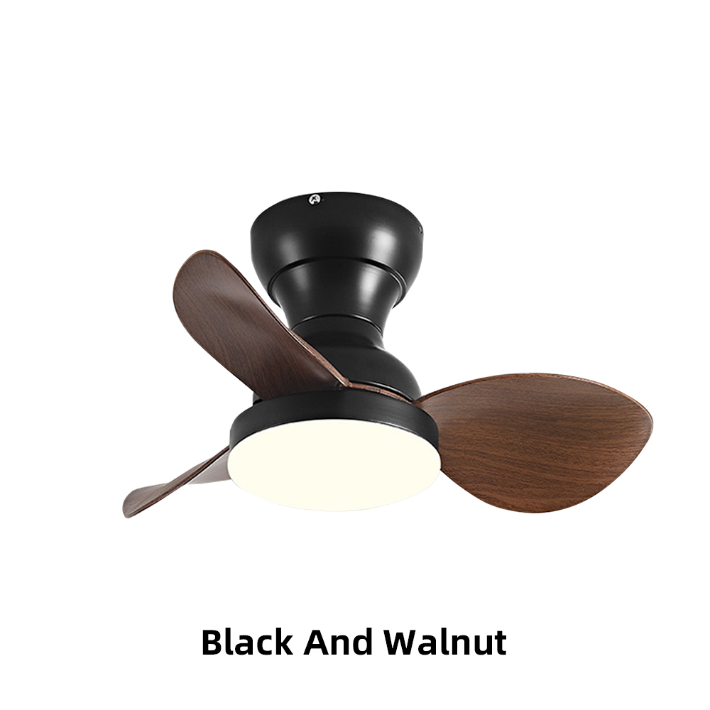 22'' Small Fan Bedroom Study Silent Ceiling Fan Light