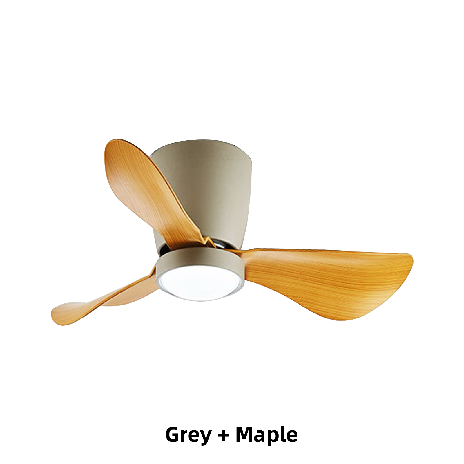 Nordic Simple Bedroom Ceiling Fan Light 24''
