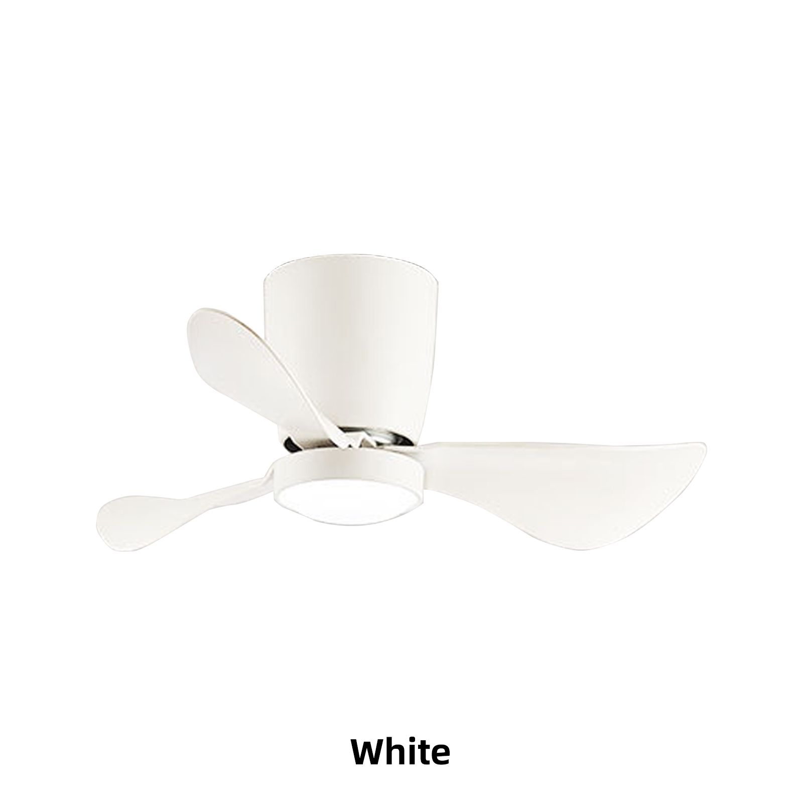 Nordic Simple Bedroom Ceiling Fan Light 24''