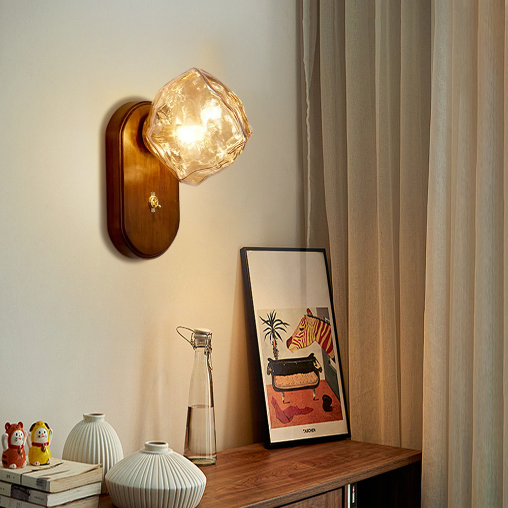 Modern Simple Ice Cube Wall Lamp Bedroom Corridor Decorative Lamp