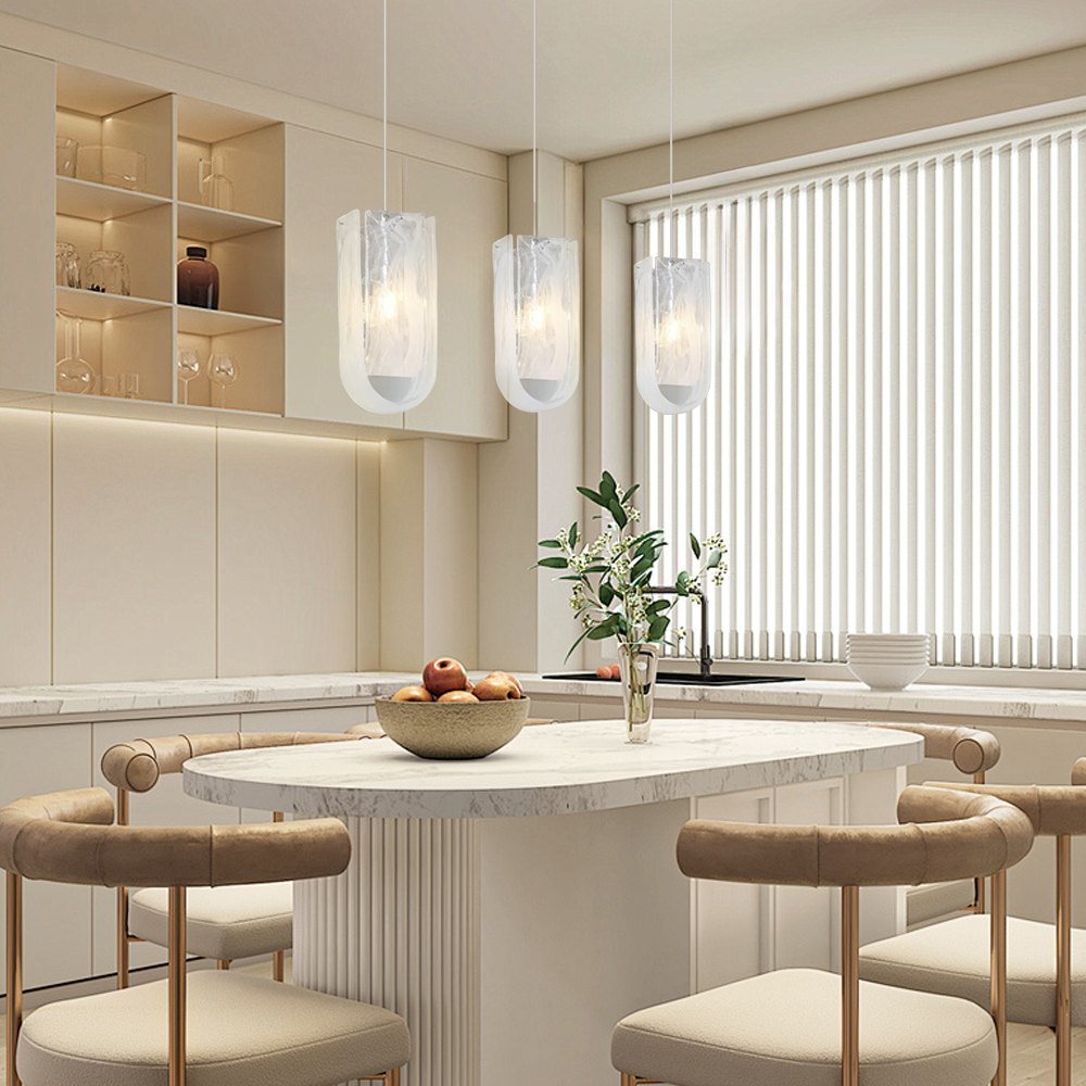 Italian Style Large Cloud-Mist Shaped Pendant Light For Bedroom Living Room