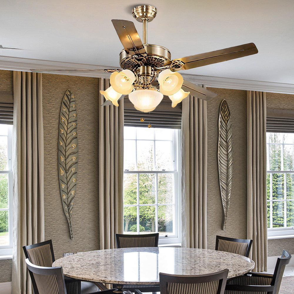 Nordic Living Room With Light Ceiling Fan Integrated High Wind Bedroom Lamp