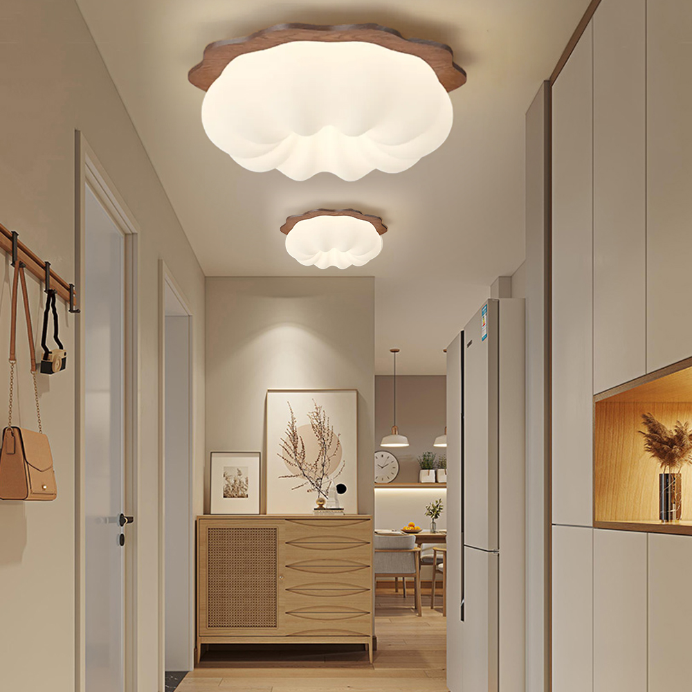 Children's Room Lamps Cloud Cream Three-color Ceiling Light