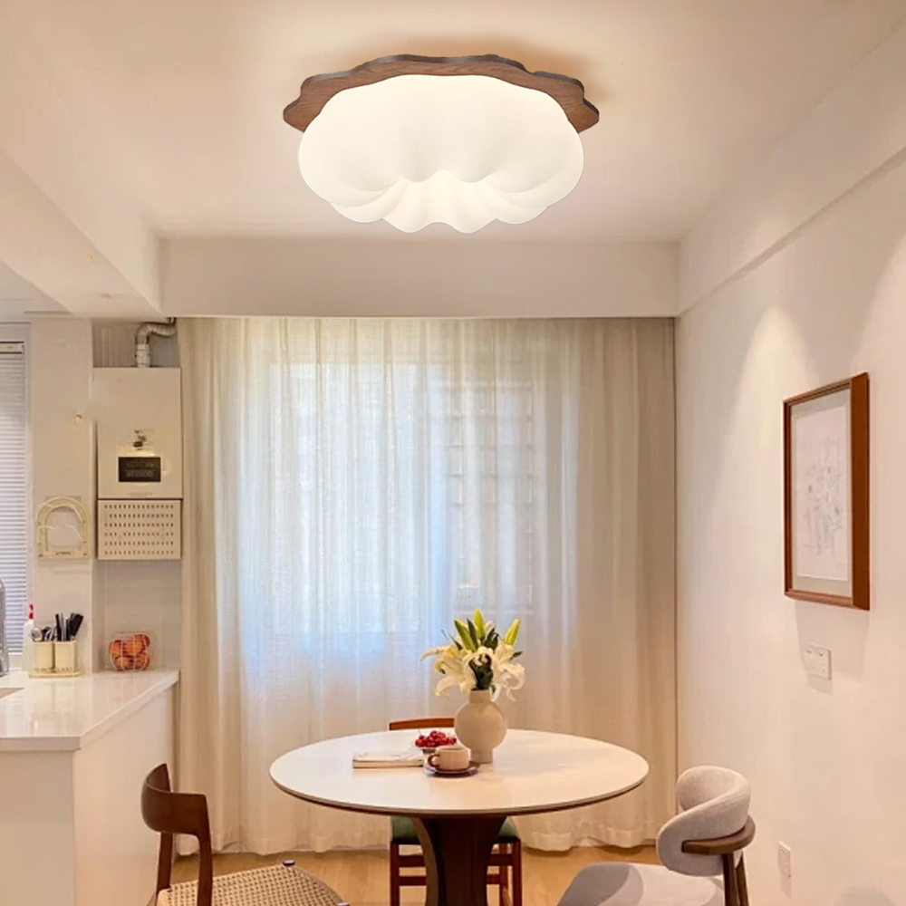 Children's Room Lamps Cloud Cream Three-color Ceiling Light