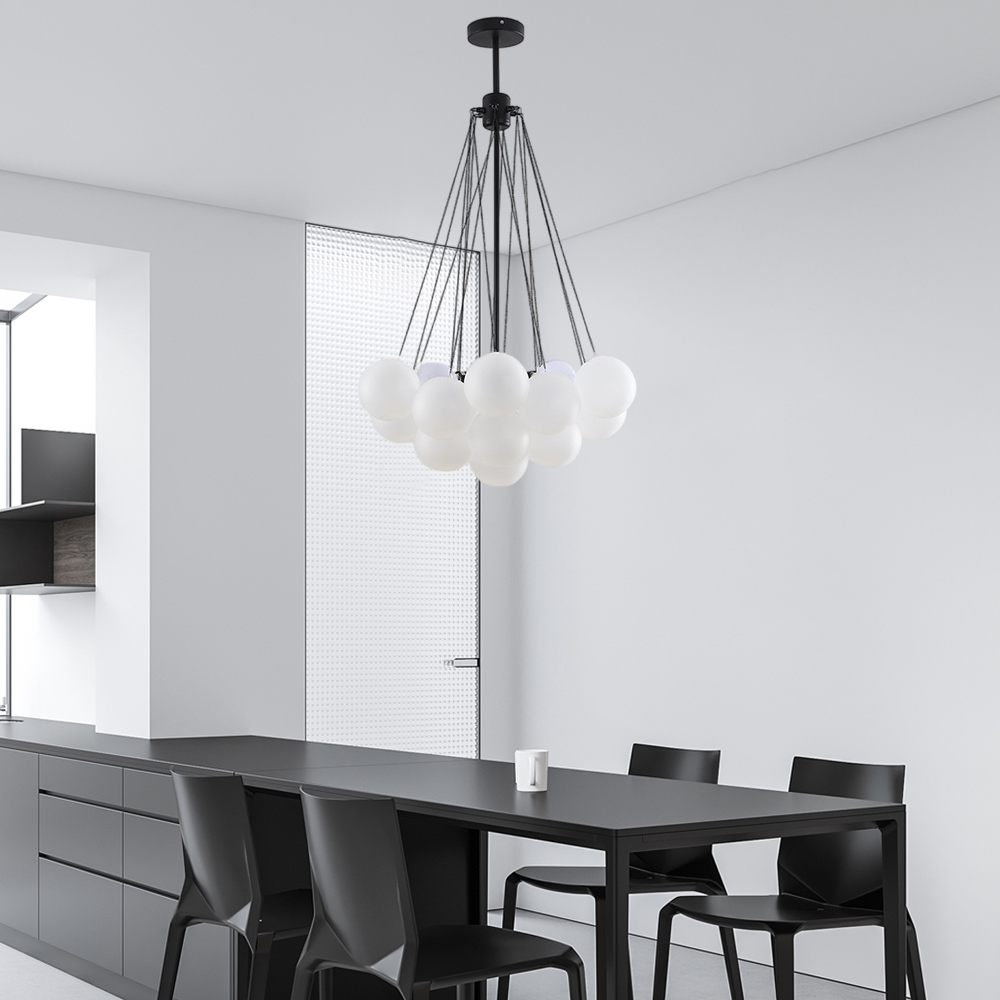 Nordic Bubble Ball Pendant Light Dining Room Bedroom Lamp