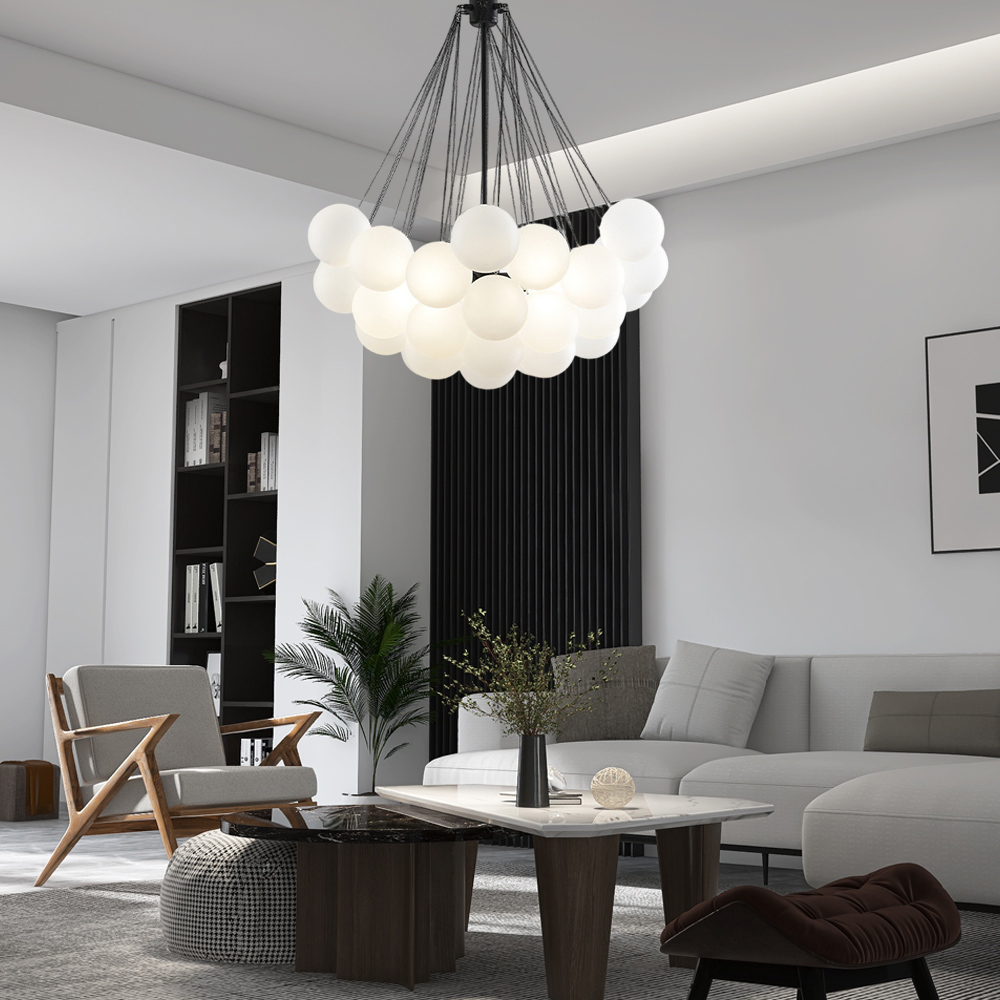 Nordic Bubble Ball Pendant Light Dining Room Bedroom Lamp