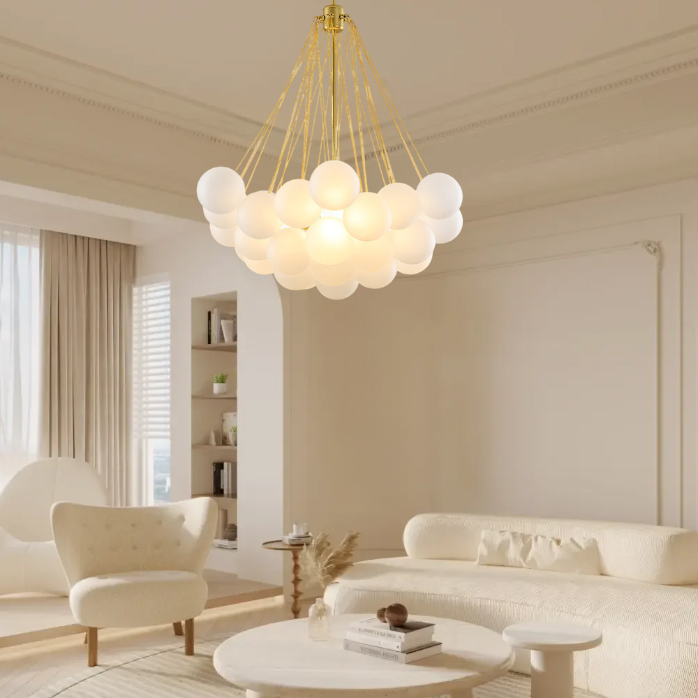 Nordic Bubble Ball Pendant Light Dining Room Bedroom Lamp