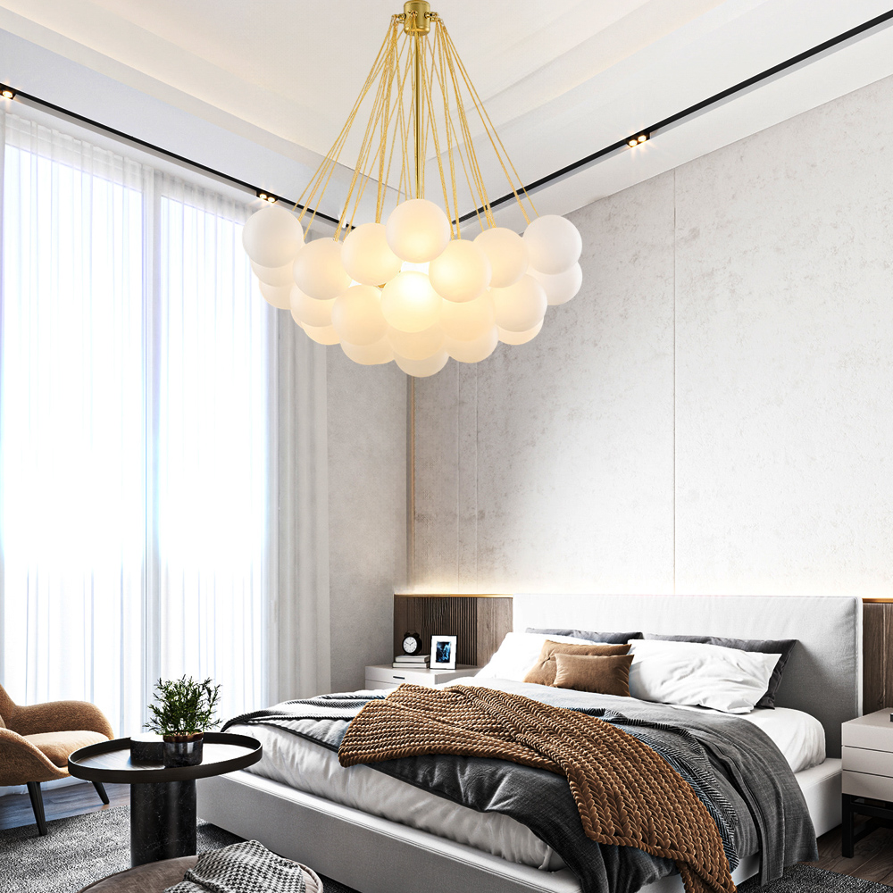 Nordic Bubble Ball Pendant Light Dining Room Bedroom Lamp