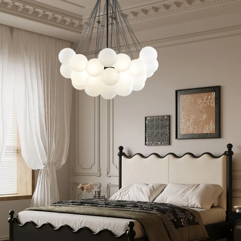 Nordic Bubble Ball Pendant Light Dining Room Bedroom Lamp