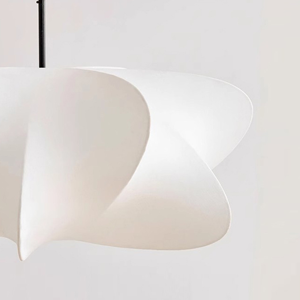 Japanese Style Propeller Fabric Pendant Light Living Room Bedroom Lampshade