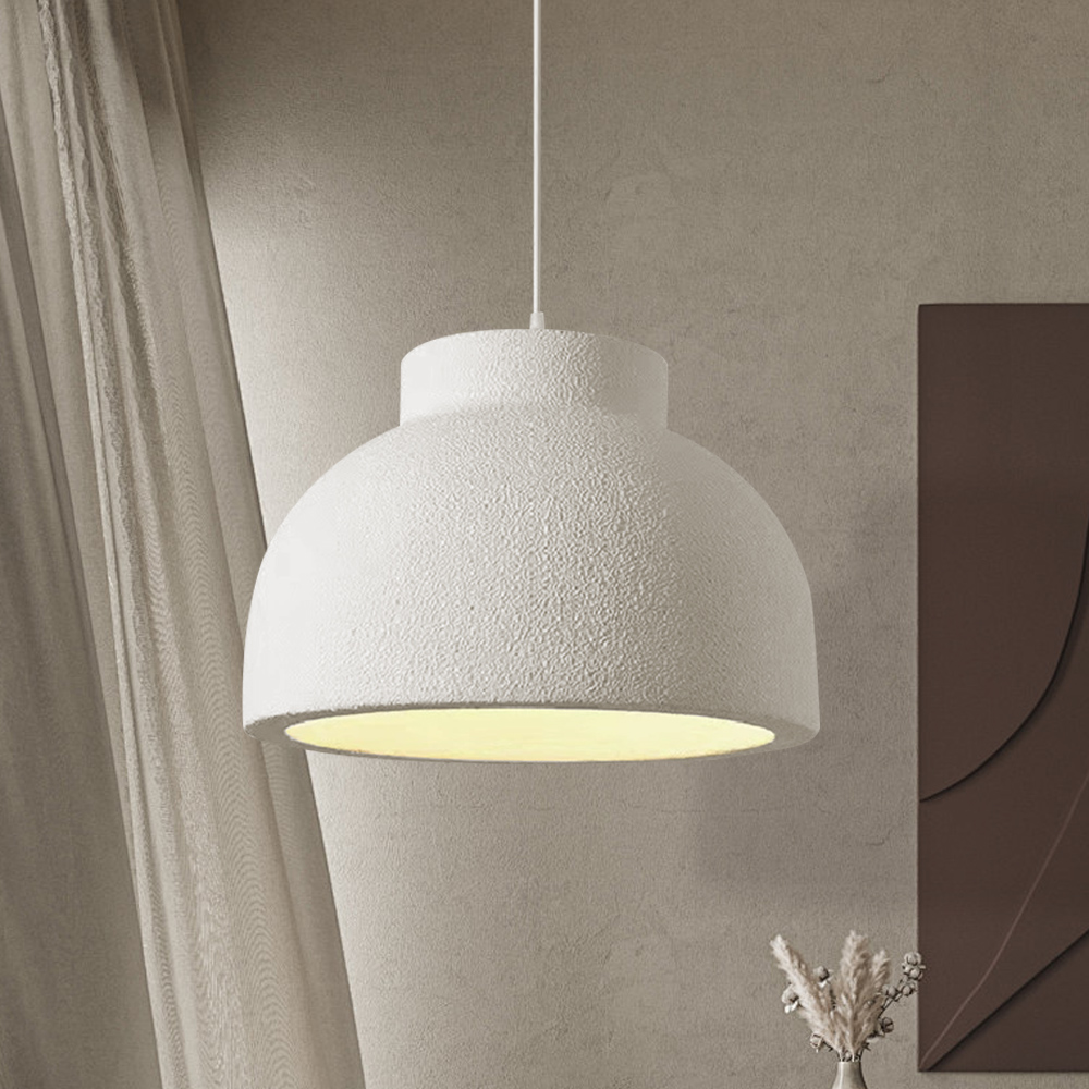 Wabi - sabi Style Hemispherical Dining Room Pendant Light