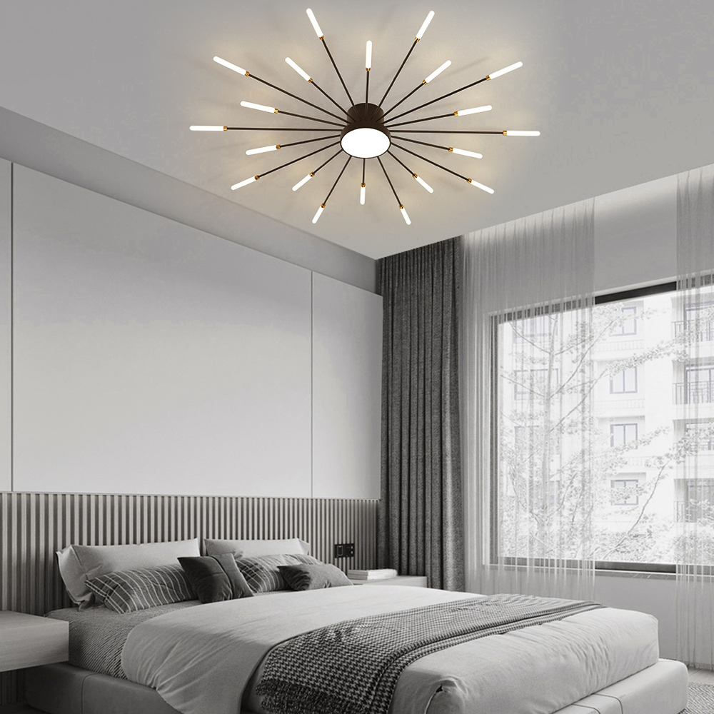 42-Head Fireworks Ceiling Light  Living Room Bedroom LED Lamp