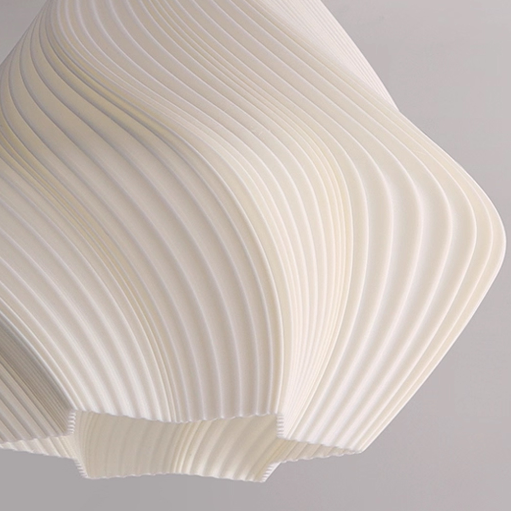 3 Head Cream Pendant Light Dining Room Bedroom Simple Small Chandelier