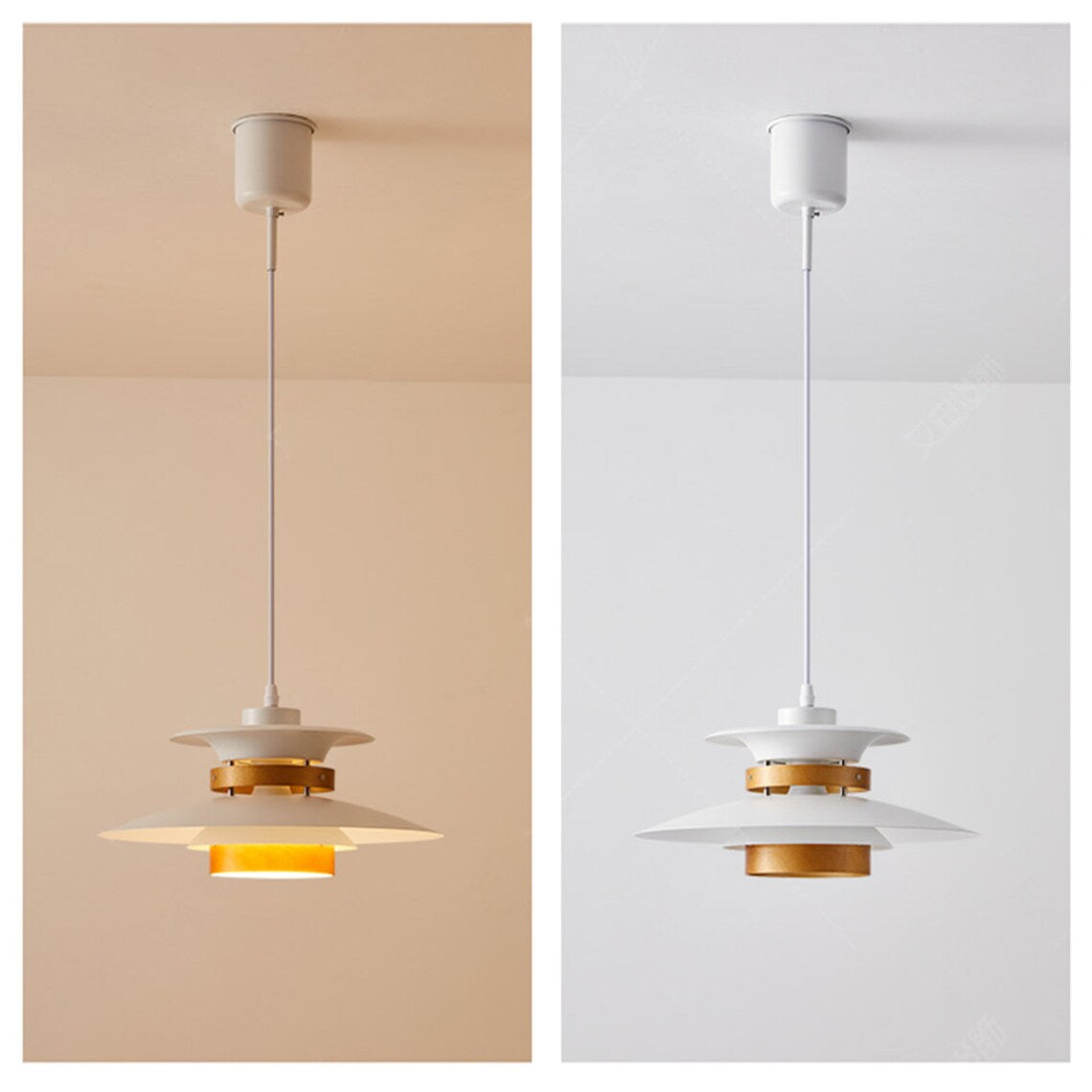 Classic Danish Design Layered Pendant Lights
