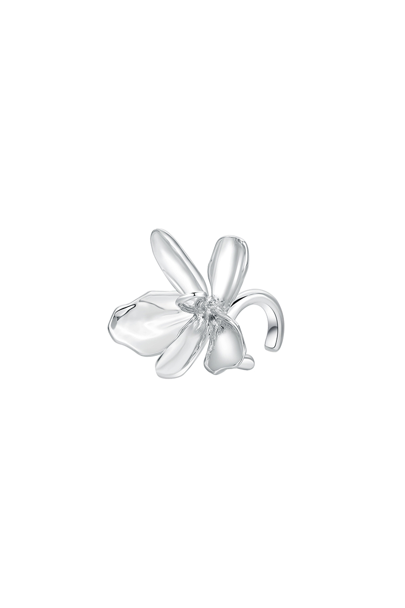 Peach Blooming Collection Flower Ear Cuff