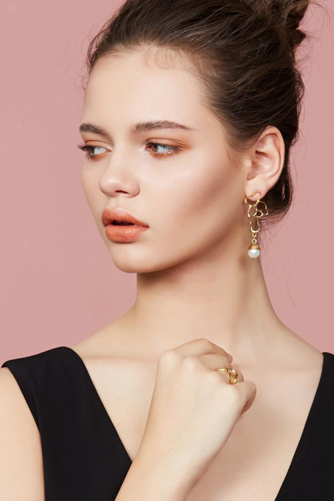 Texture Collection Silver Hollow Ring