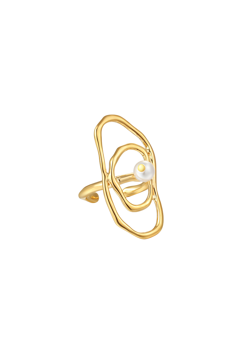 Growth Ring Collection Dual Ring Open Ring