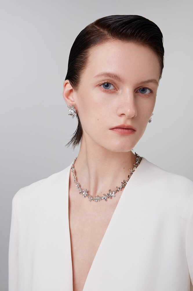 Ammi Collecton Bifloral Drop Earrings