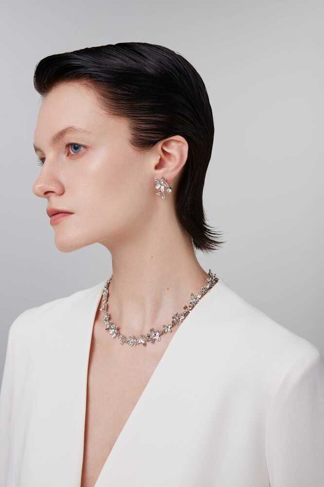 Ammi Collecton Bifloral Drop Earrings