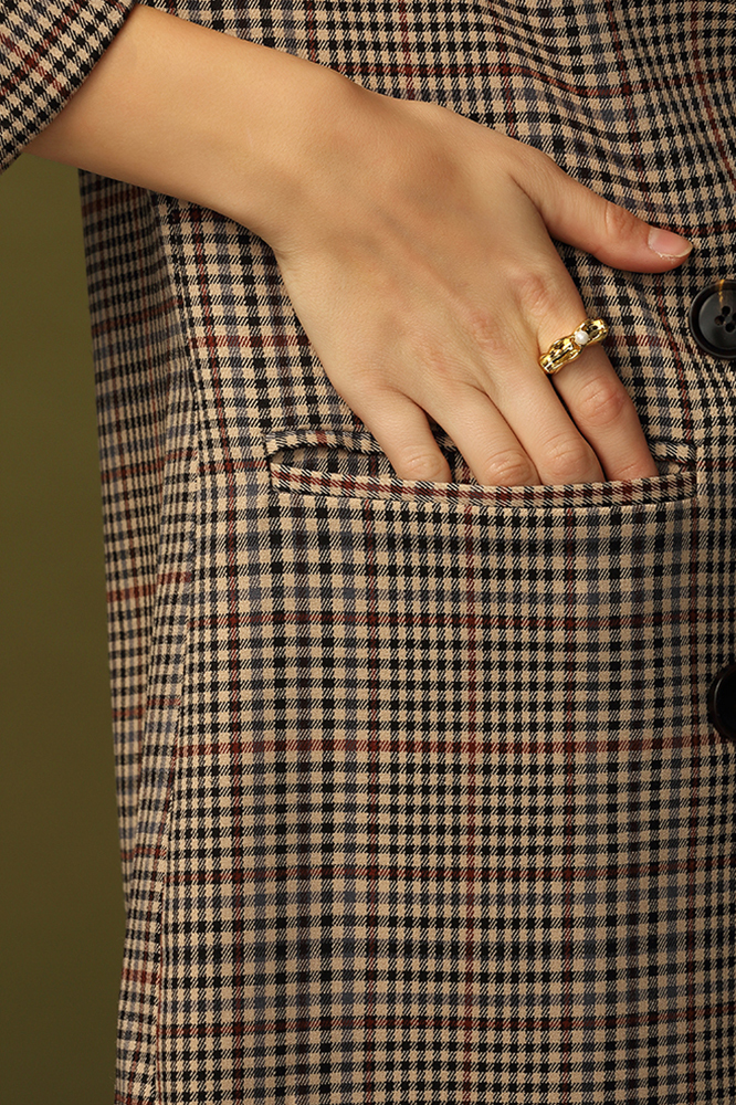 Calyx Collection Flower Shape Ring With Pearl