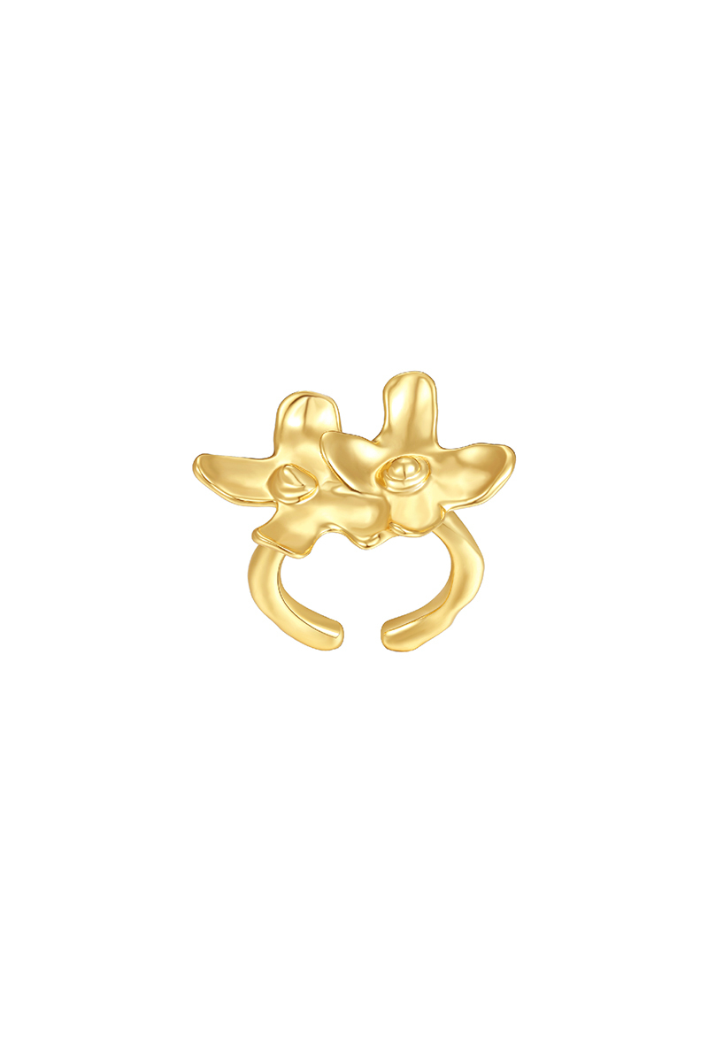 Hydrangea Collection Bifloral Open Ring