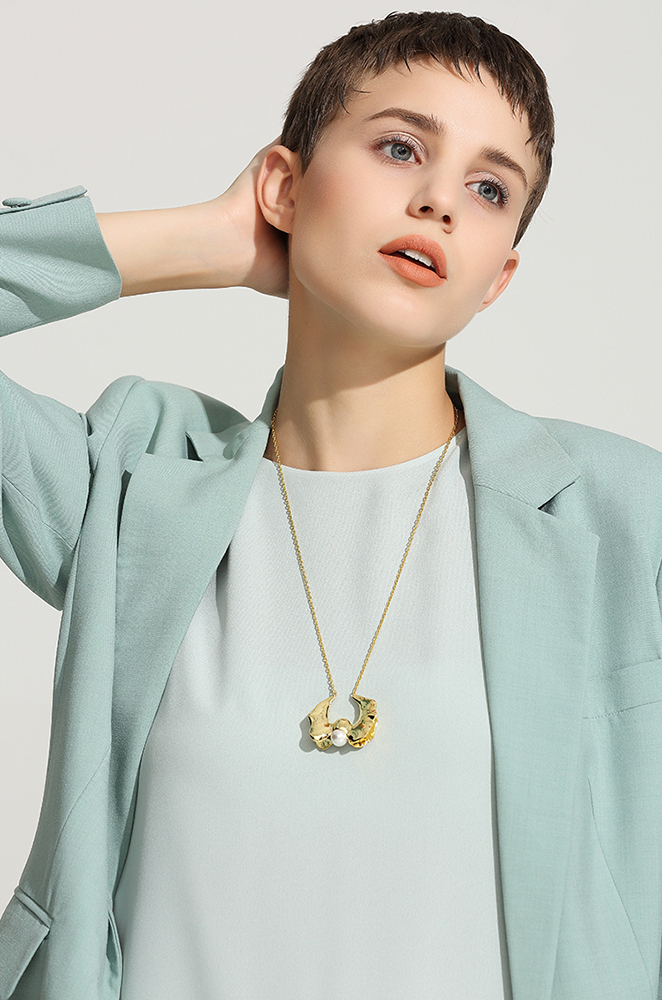 Calyx Collection Flower Design Necklace